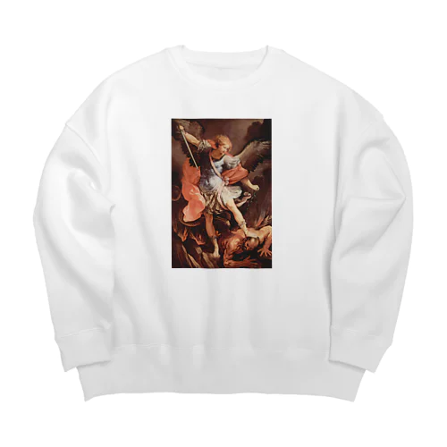 天使と悪魔 Big Crew Neck Sweatshirt