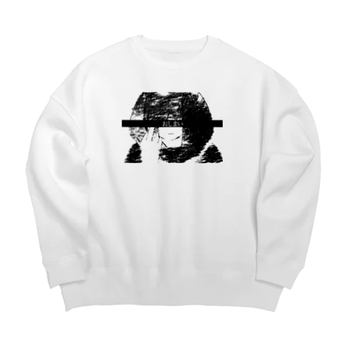 おしまい（笑） Big Crew Neck Sweatshirt