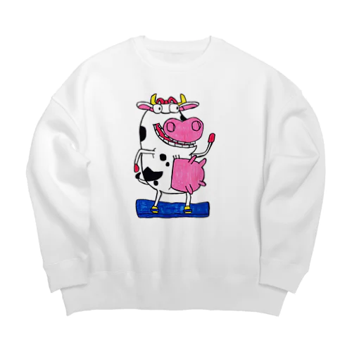 うし子 Big Crew Neck Sweatshirt