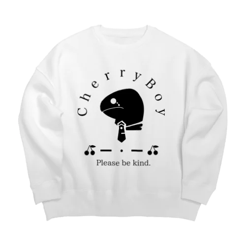 Cherry Boy Big Crew Neck Sweatshirt