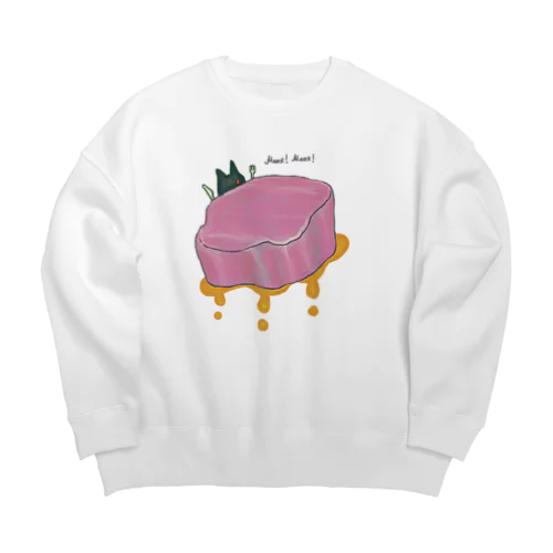 Meat! Meat! Big Crew Neck Sweatshirt