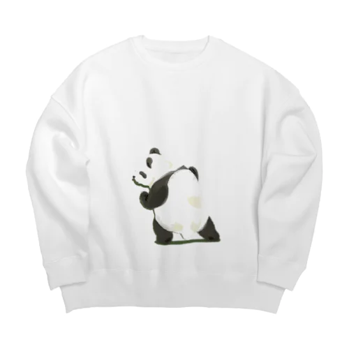 なんか聞こえる Big Crew Neck Sweatshirt