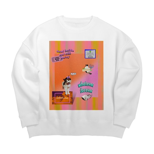 vintage vaporwave #02 Big Crew Neck Sweatshirt