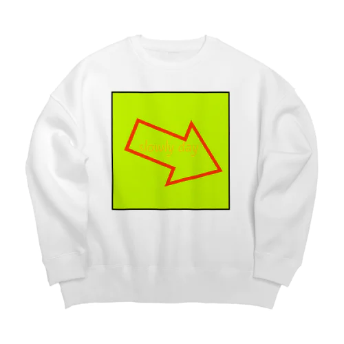 slowry day Big Crew Neck Sweatshirt