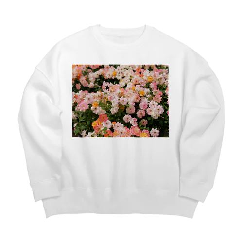 お花が大好きな方へ Big Crew Neck Sweatshirt