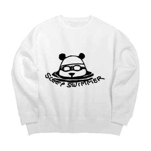 SLEEP SWIMMER Big Crew Neck Sweatshirt