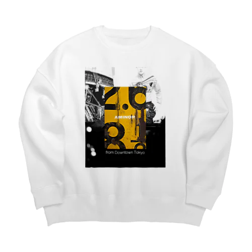 Street Posters Collage Big Crew Neck Sweatshirt