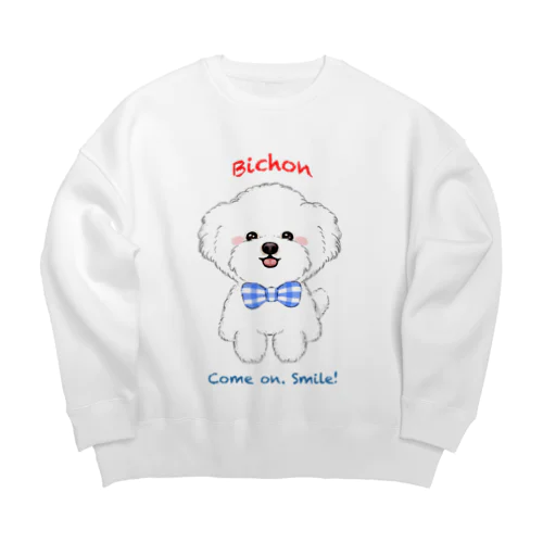 スマイルビション男の子 Big Crew Neck Sweatshirt