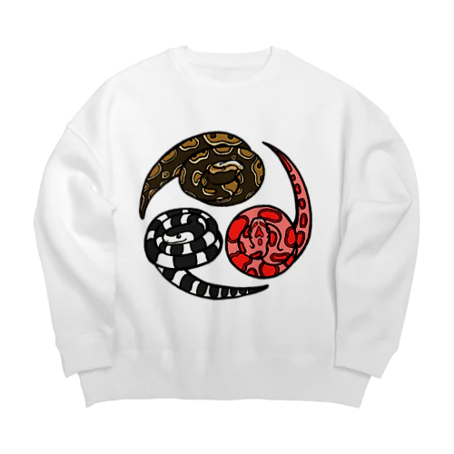 三巴　蛇 Big Crew Neck Sweatshirt