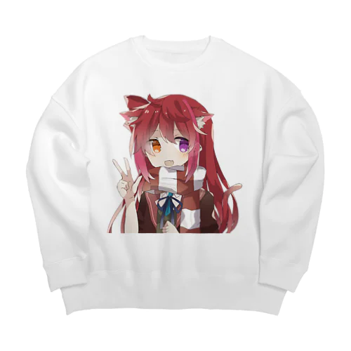 にゃこまぐかっぷ製作時についでに作ったもの Big Crew Neck Sweatshirt