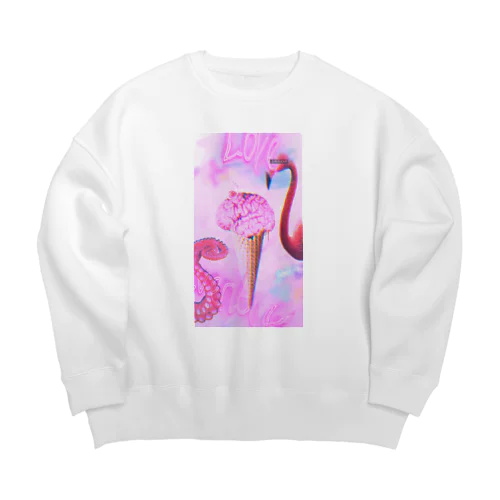 あいすくりーむ Big Crew Neck Sweatshirt