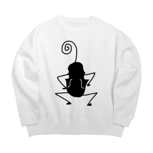 バイオリン君 Big Crew Neck Sweatshirt