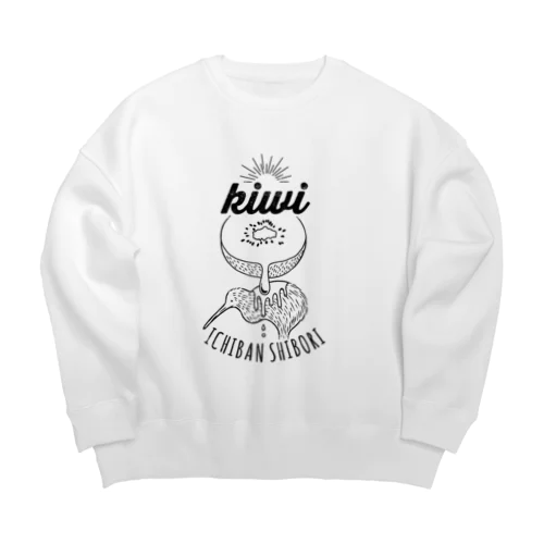 キウイ一番搾り Big Crew Neck Sweatshirt