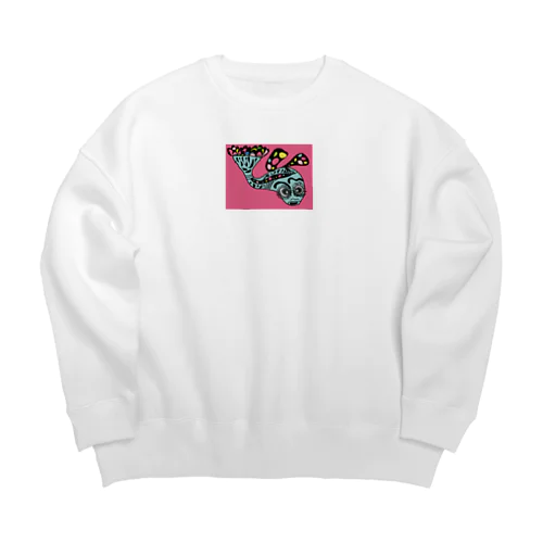 さかなかな？ちゃん Big Crew Neck Sweatshirt