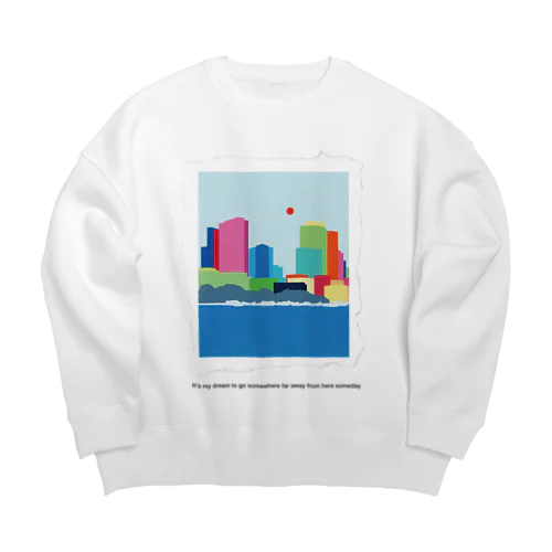 港街の Big Crew Neck Sweatshirt