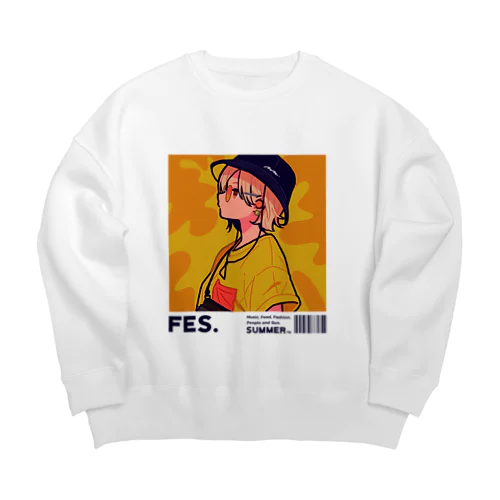 FES GIRL Big Crew Neck Sweatshirt