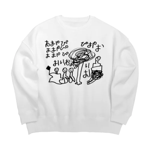 オパピ Big Crew Neck Sweatshirt