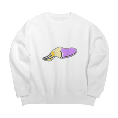 ぷかゲソ Big Crew Neck Sweatshirt