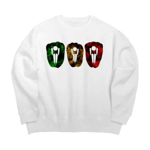 Human in the Piman Big Crew Neck Sweatshirt