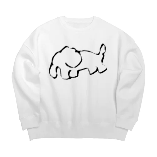 ゾウ Big Crew Neck Sweatshirt