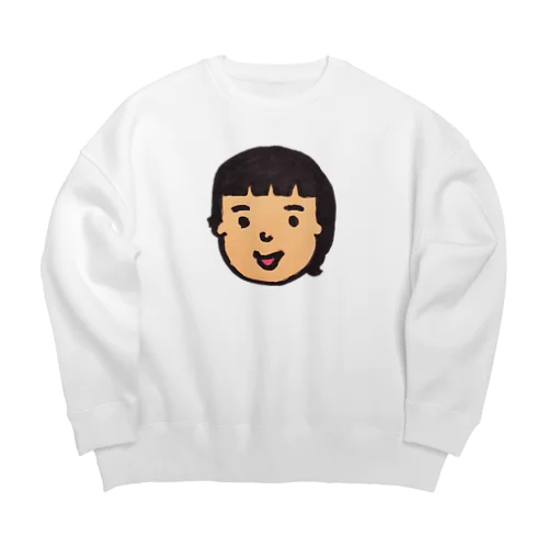 女の子 Big Crew Neck Sweatshirt