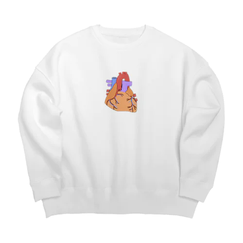 心臓 Big Crew Neck Sweatshirt