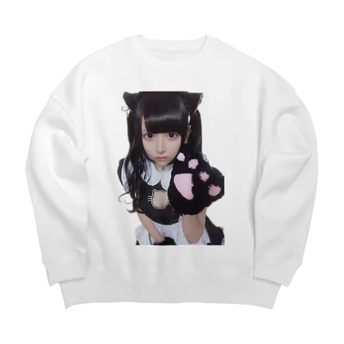 ゴミメイドちゃん？！ Big Crew Neck Sweatshirt