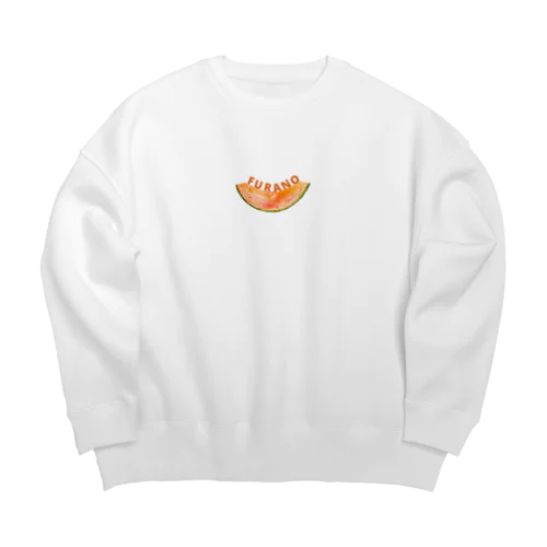 富良野メロン Big Crew Neck Sweatshirt