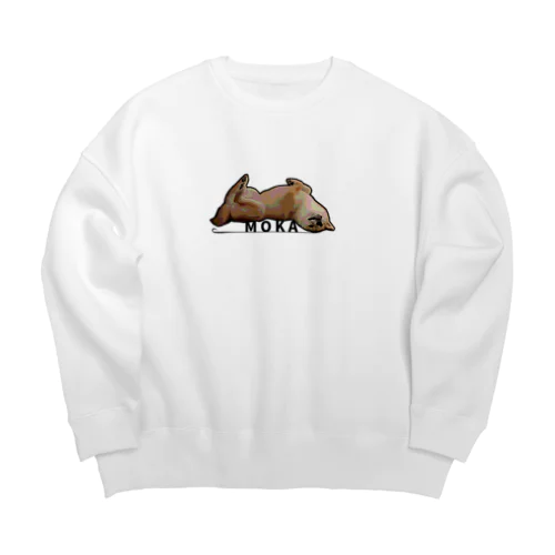 もかすくりにっく Big Crew Neck Sweatshirt