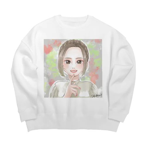 ナチュラルメイク Big Crew Neck Sweatshirt