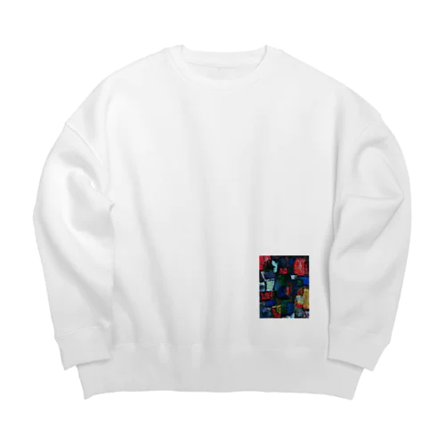 瓶 Big Crew Neck Sweatshirt