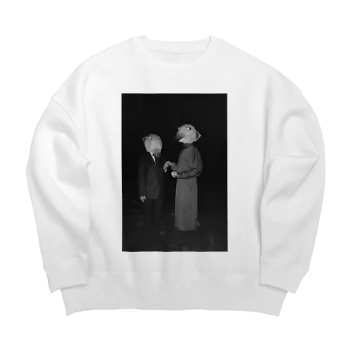 Rattattattattat-creep Big Crew Neck Sweatshirt