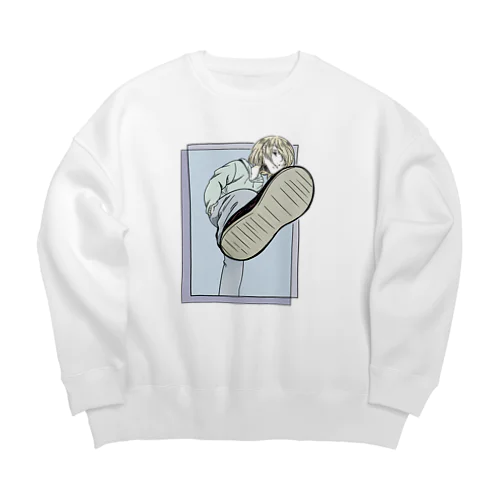 足蹴 Big Crew Neck Sweatshirt