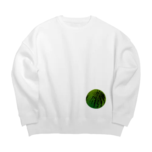 すいか -watermelon- 丸 Big Crew Neck Sweatshirt