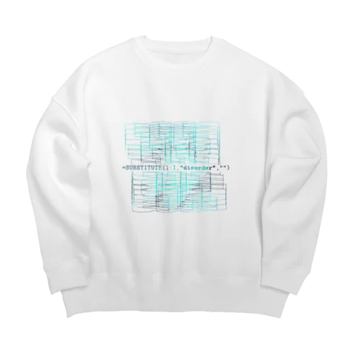 substitute Big Crew Neck Sweatshirt