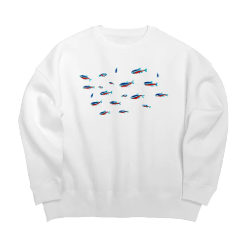 ネオンテトラ Big Crew Neck Sweatshirt