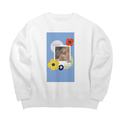 🌸SAKRA yummy🐿 Big Crew Neck Sweatshirt