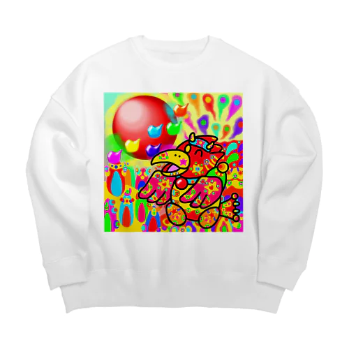 朱雀の世界 Big Crew Neck Sweatshirt