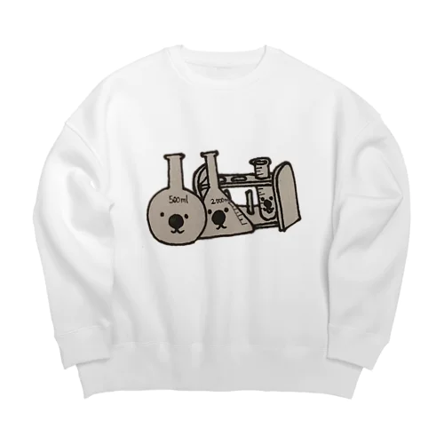 実験セット・ピッピちゃん Big Crew Neck Sweatshirt