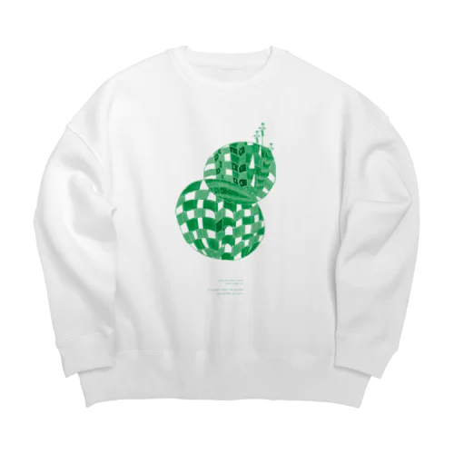 あるプラネットの夜 Big Crew Neck Sweatshirt