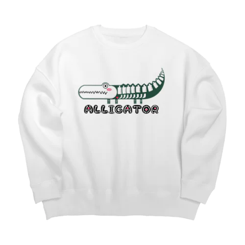 スケスケ鰐 Big Crew Neck Sweatshirt