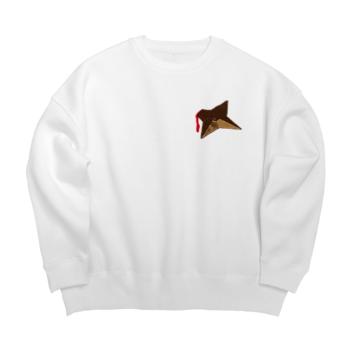 サクッと手裏剣 Big Crew Neck Sweatshirt