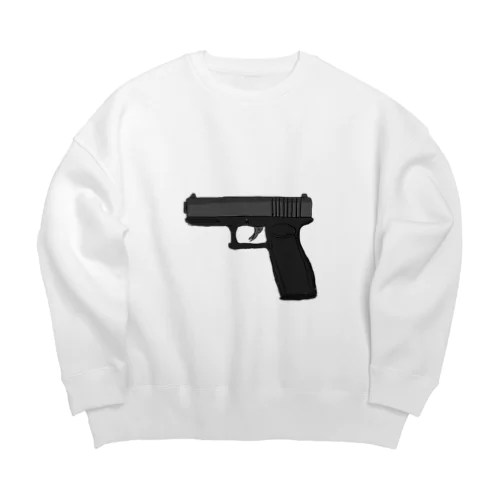 Semi Automatic Pistol  Big Crew Neck Sweatshirt