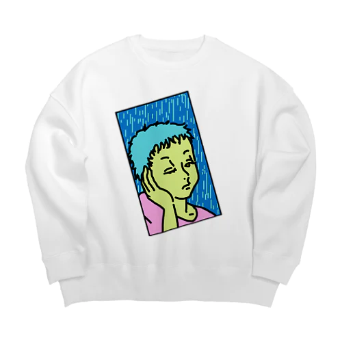 ねたふり Big Crew Neck Sweatshirt