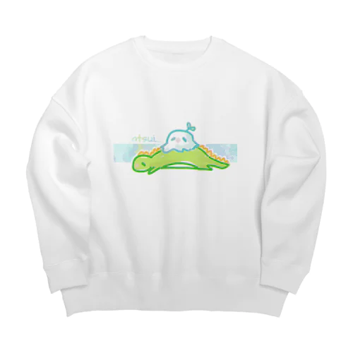 あつい Big Crew Neck Sweatshirt