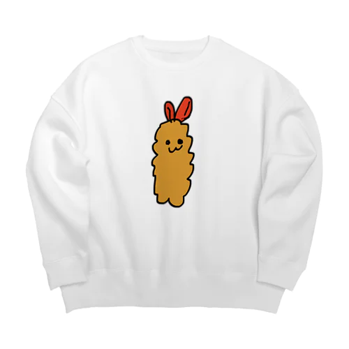 エビフリャーちゃん Big Crew Neck Sweatshirt