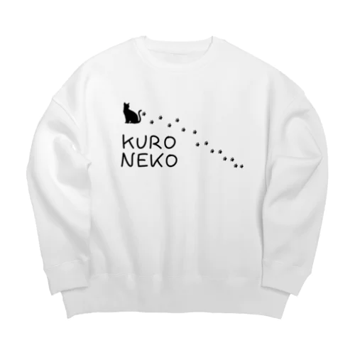 KURONEKOグッズ Big Crew Neck Sweatshirt