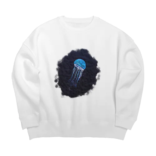 デジタルクラゲ Big Crew Neck Sweatshirt