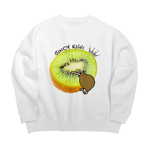 juicy kiwi ビッグシルエットスウェット