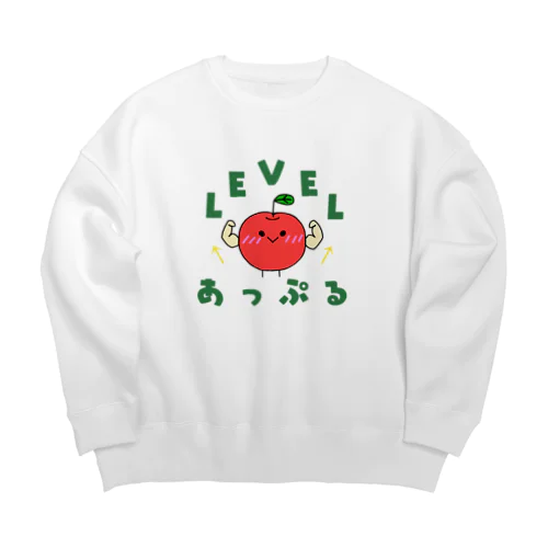 Level あっぷる Big Crew Neck Sweatshirt